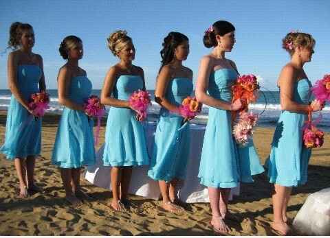 Inspiración: vestidos damas de honor de bodas en la playa... - 2