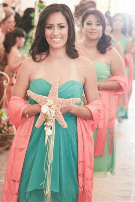 Inspiración: vestidos damas de honor de bodas en la playa... - 1