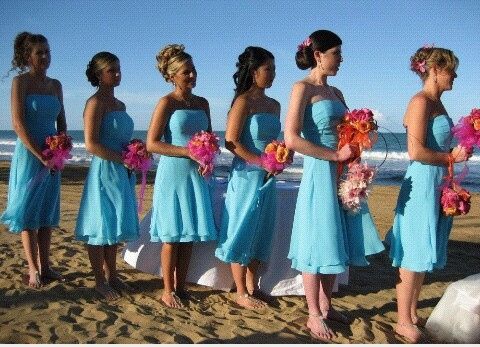 Inspiración: vestidos damas de honor de bodas en la playa... - 2