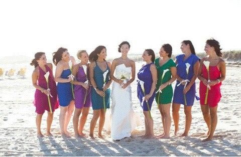 Inspiración: vestidos damas de honor de bodas en la playa... - 3