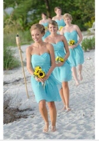 Inspiración: vestidos damas de honor de bodas en la playa... - 5
