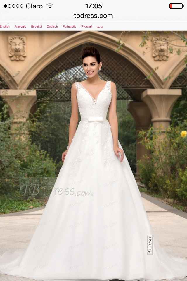 Recomendaciones de páginas de internet confiables para comprar vestidos de novia - 1