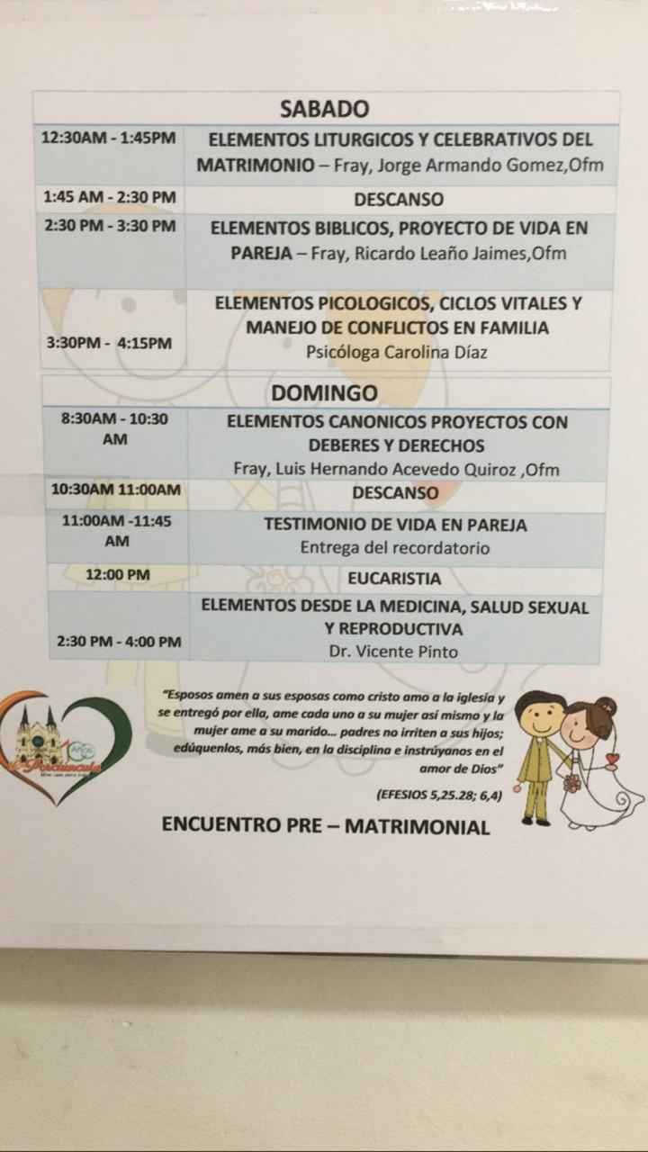 Curso pre-matrimonial Bogota 2020 - 2