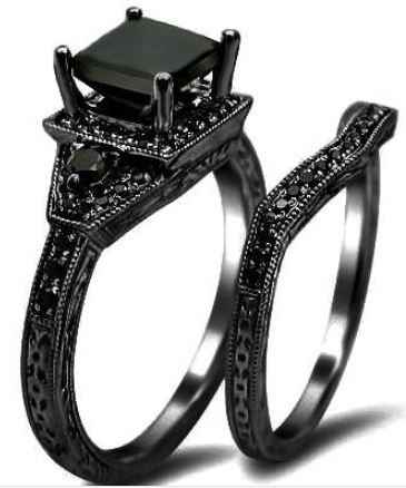 Argollas de oro 2025 negro