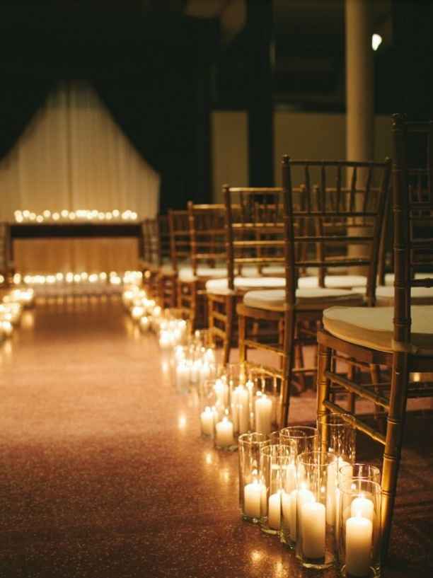 8 ideas creativas para decorar el pasillo de una boda !!! - 17