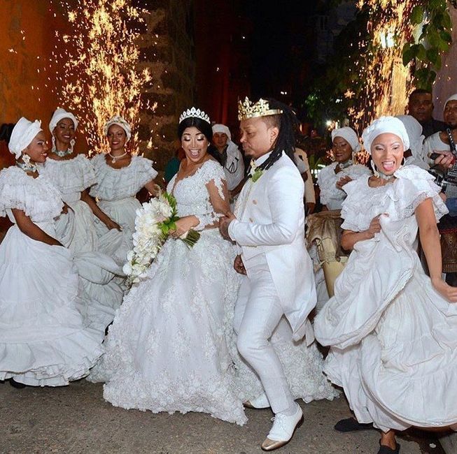 👰boda de Mr black y Yuranis León🤵 4