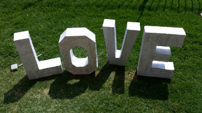 Large letters for the reception? 2