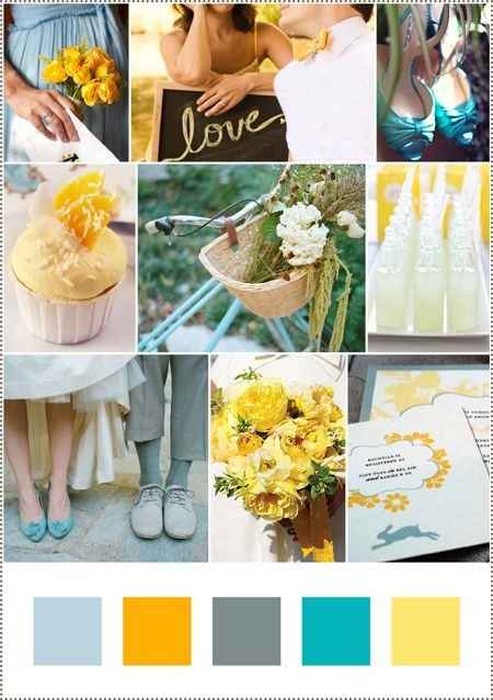 Opciones amarillo para boda
