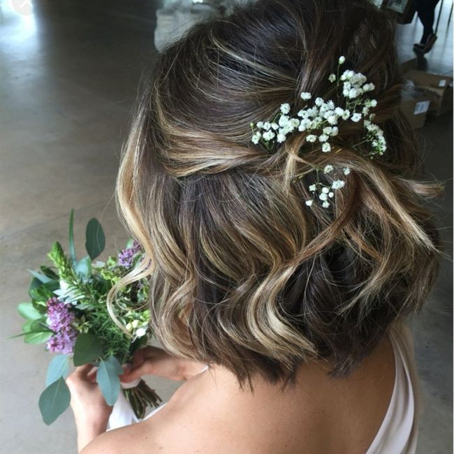 Que peinado usar el día de mi boda con el cabello corto? 4