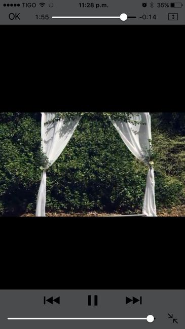 Arco de bodas minimalista - 3
