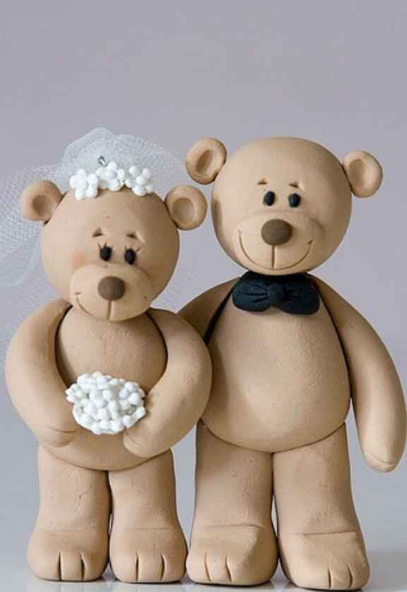 Figuritas para el pastel de matrimonio - 1