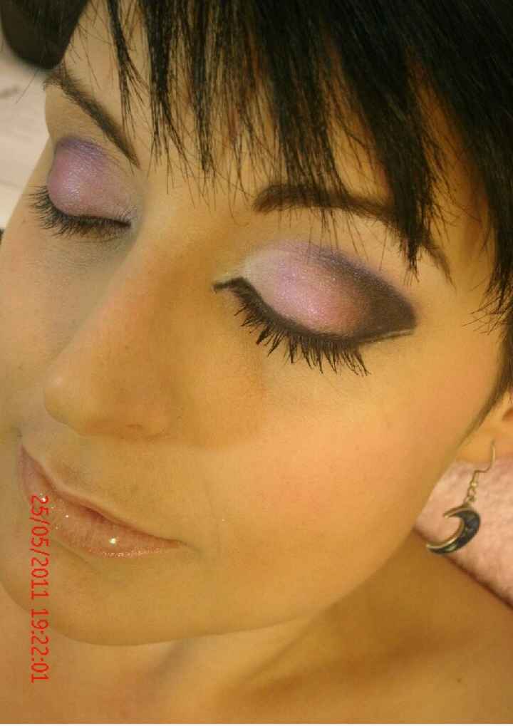 Maquillaje en morado ( sin miedo chicas) - 2