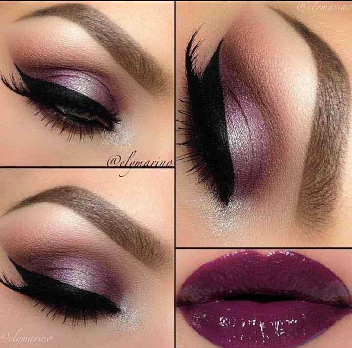 Maquillaje en morado ( sin miedo chicas) - 5