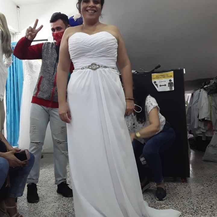 Prueba de vestido de novia - 2