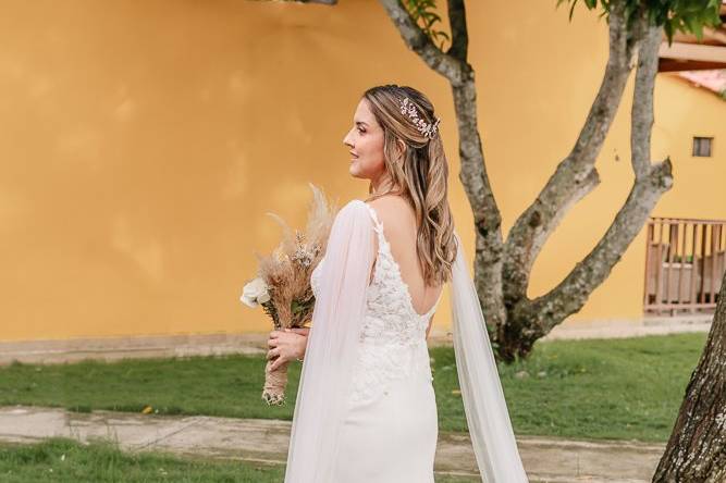 Novia antes de ceremonia