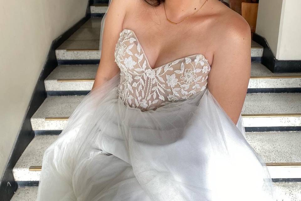 Maquillaje y peinado novia