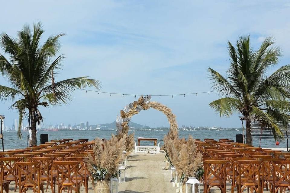 Ceremonia en la playa