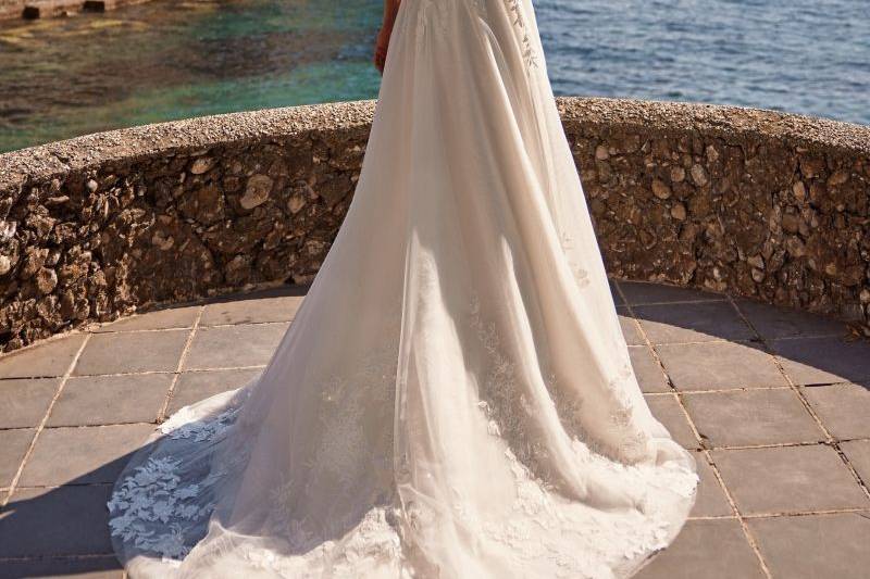 Vestido novia corte A