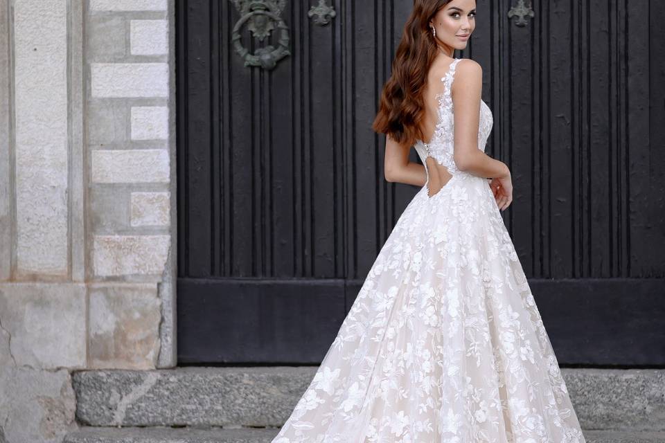 Vestido novia corte A