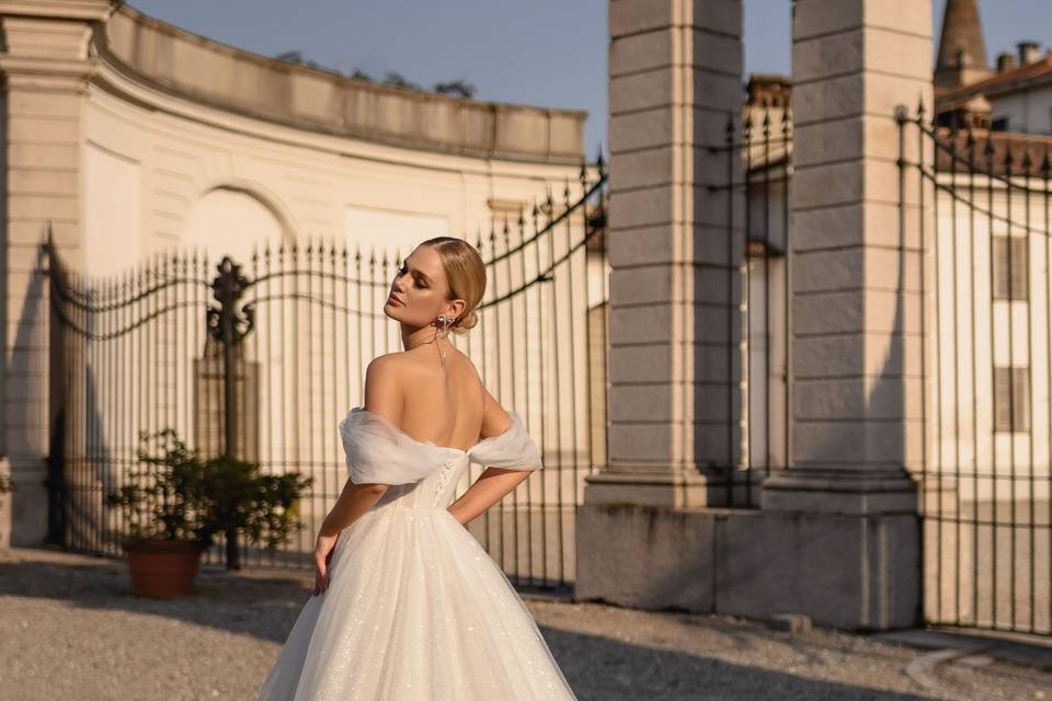 Vestido de novia semi princesa