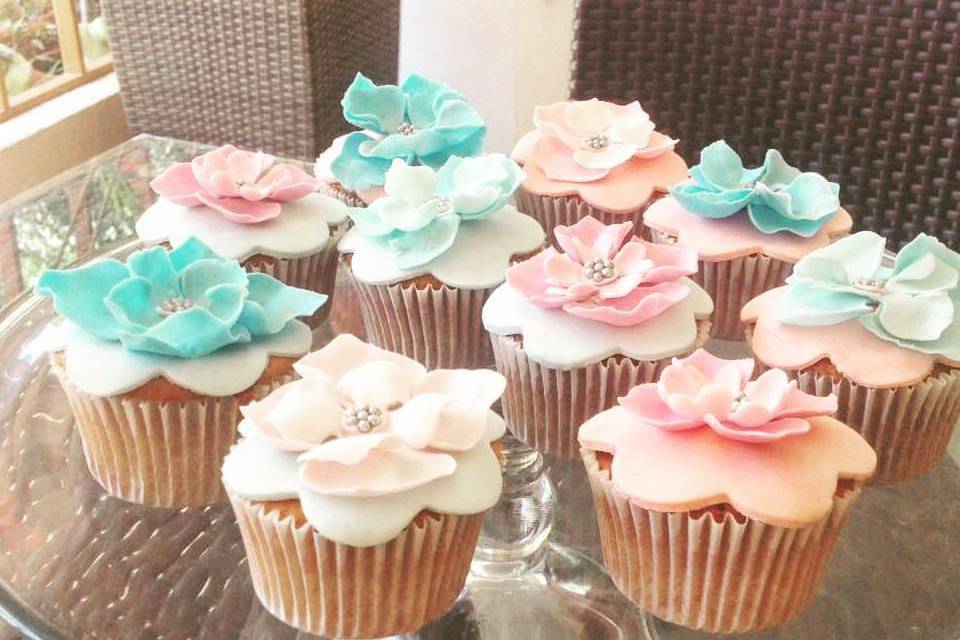 Cupcakes flor