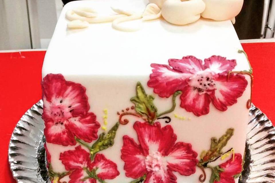 Cake con pliegues
