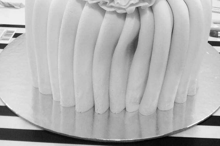 Cake con pliegues