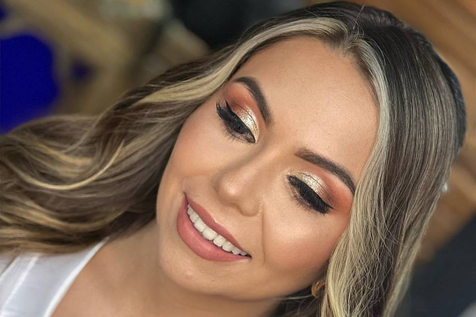 Maquillaje con aerografo novia