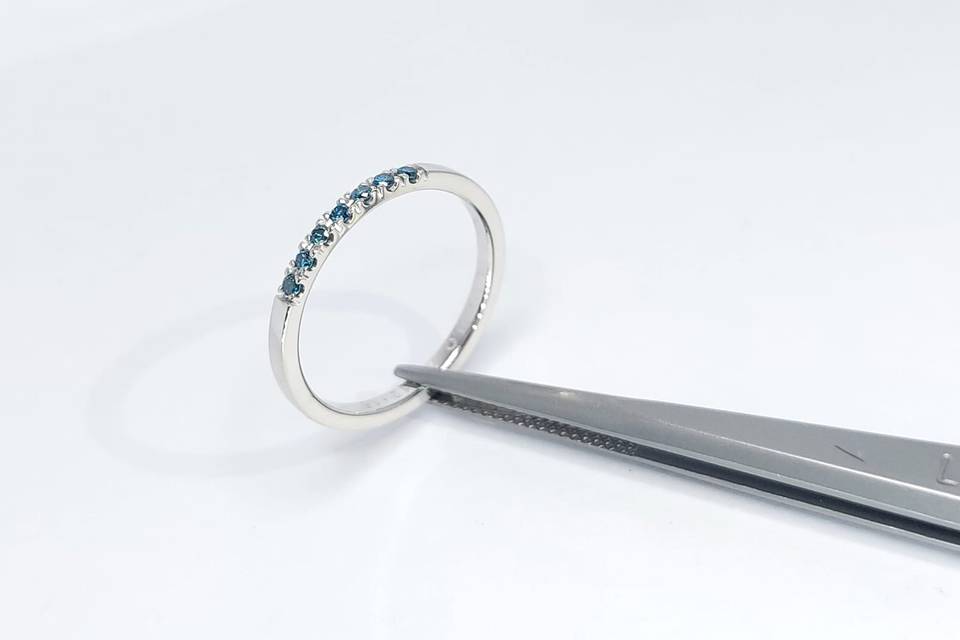 Cintillo Diamante Azul