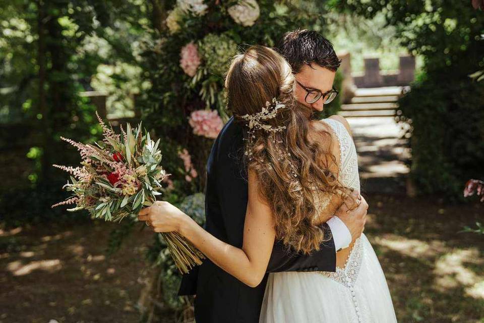 Novios felices