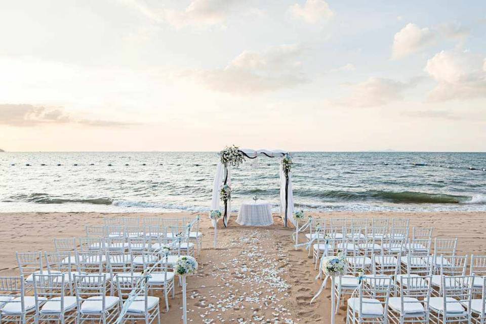 Boda en la playa