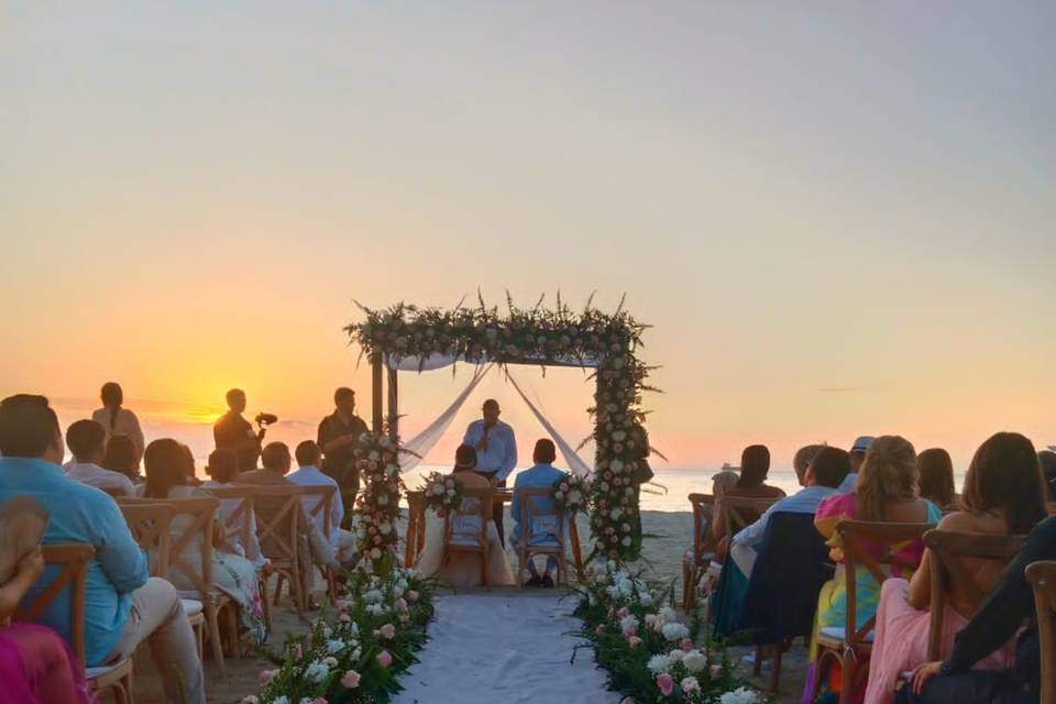 Boda en playa