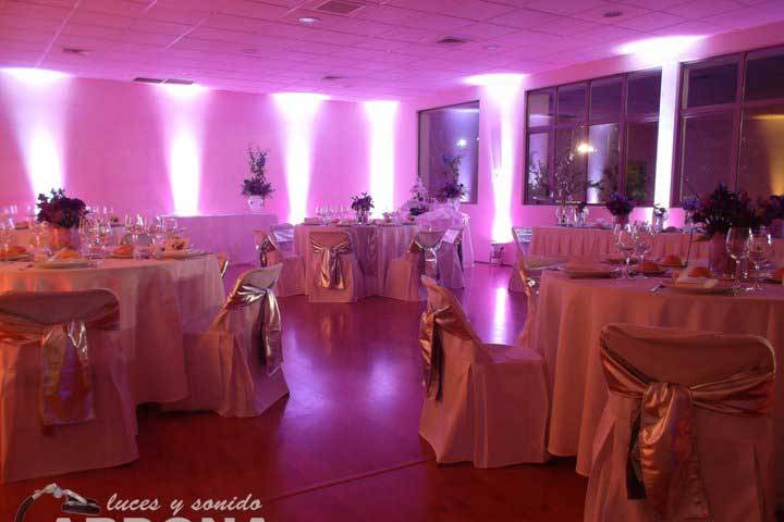 Decoracion con led