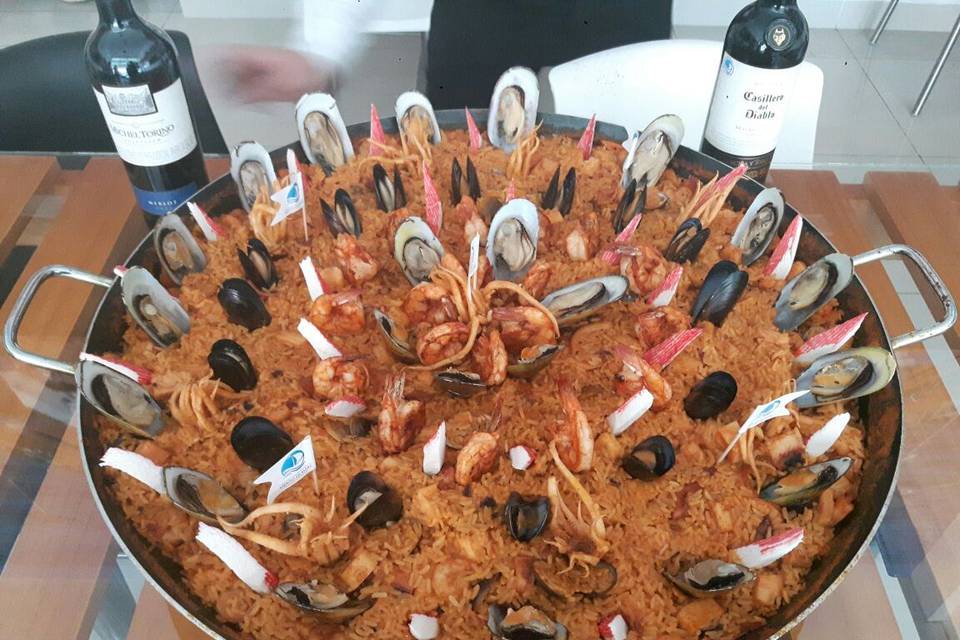 Paella de mariscos