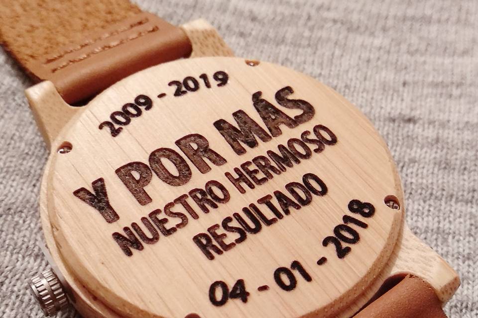 Relojes con dedicatoria