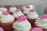 Cupcakes con rosa