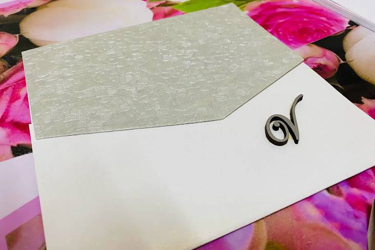 Tarjetas en tela papel hindú