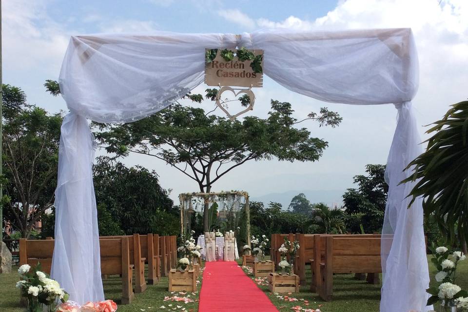 Boda al aire libre