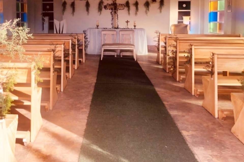 Capilla católica interior