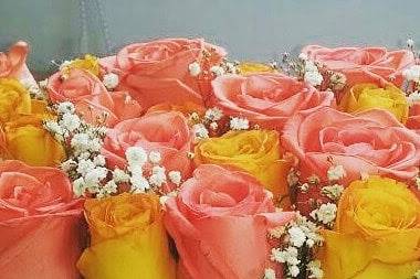 Caja con rosas