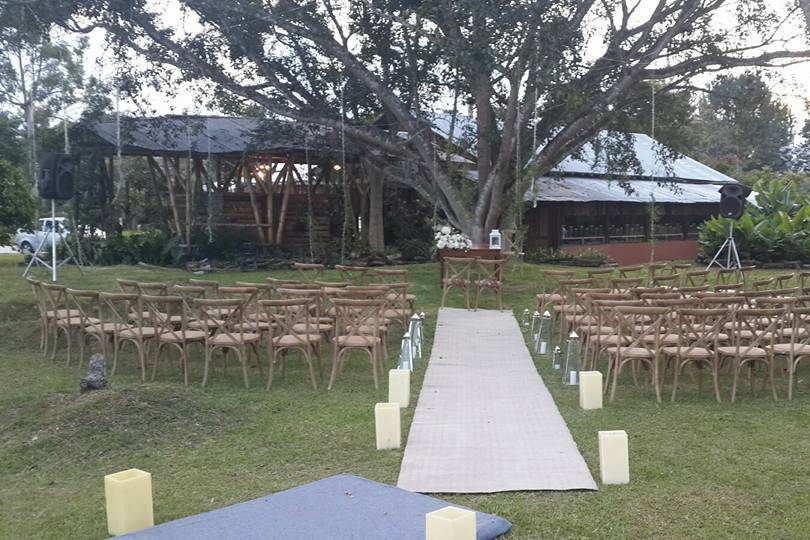 Ceremonia al aire libre