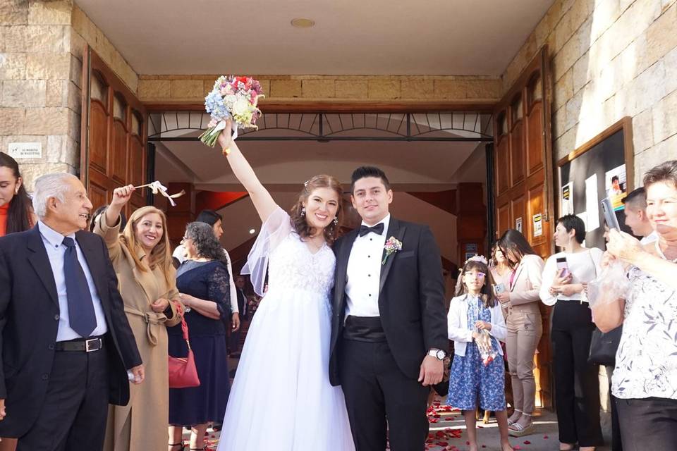 Boda católica en Bogotá