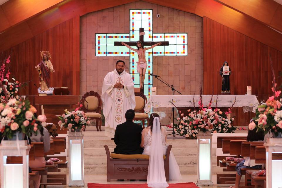 Boda católica en Bogotá