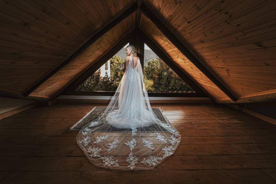 Vestido hermoso de novia