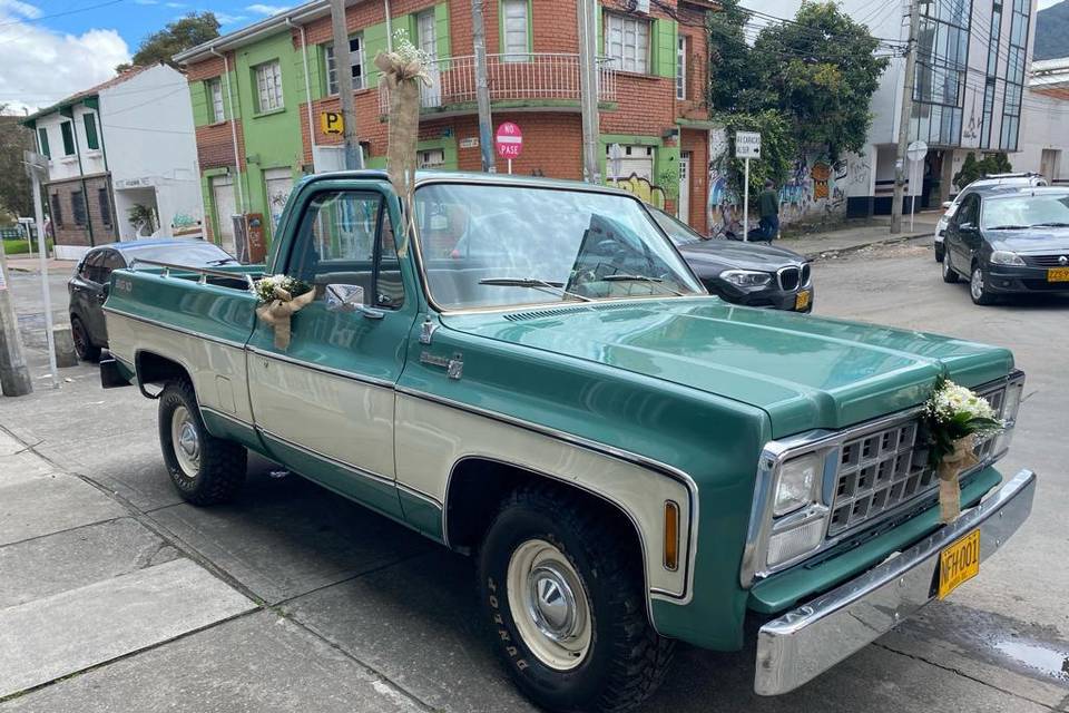 Carro de bodas Silverado 1980