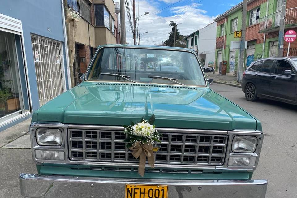 Carro de bodas Silverado 1980