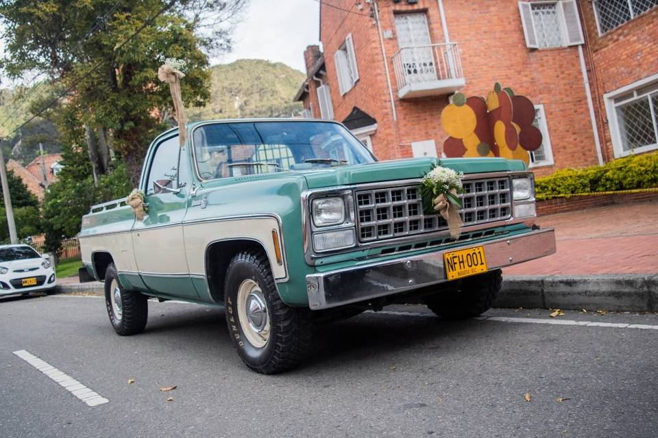 Carro de bodas Silverado 1980