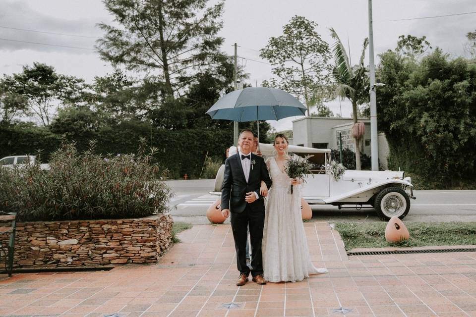 Llegada de la novia