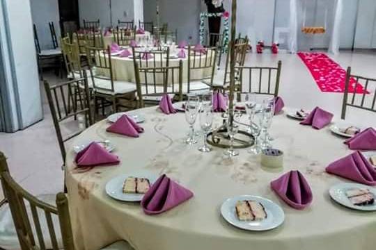 Recepción en salón