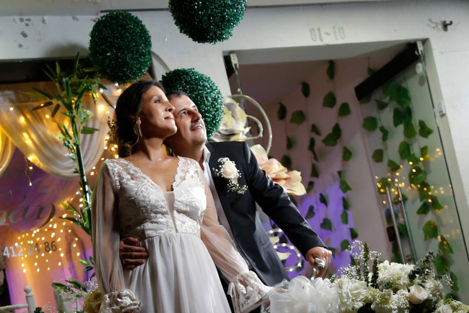 San Sebastián en su boda